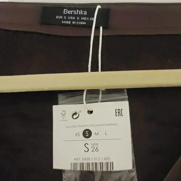 Faux leather mini dress - Picture 3 of 10